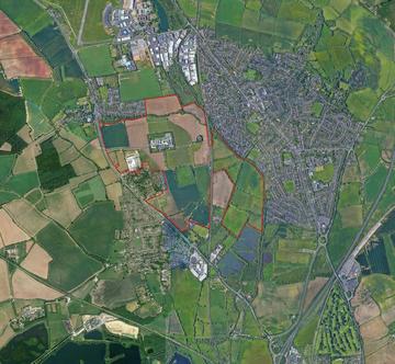 Begbroke aerial photo